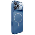 Чехол AG Glass Case With MagSafe для iPhone 15 Pro Blue