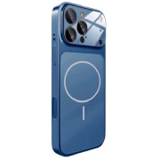 Чохол AG Glass Case With MagSafe для iPhone 15 Pro Blue