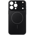 Чехол AG Glass Case With MagSafe для iPhone 15 Pro Max Black