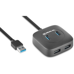USB HUB REAL-EL HQ-187 4xUSB (EL123110010)