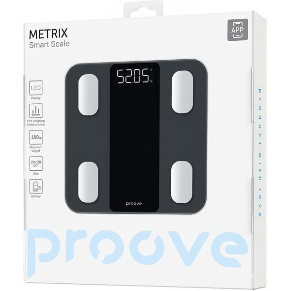 Ваги підлогові Proove Metrix Gray (SSMX20000003)