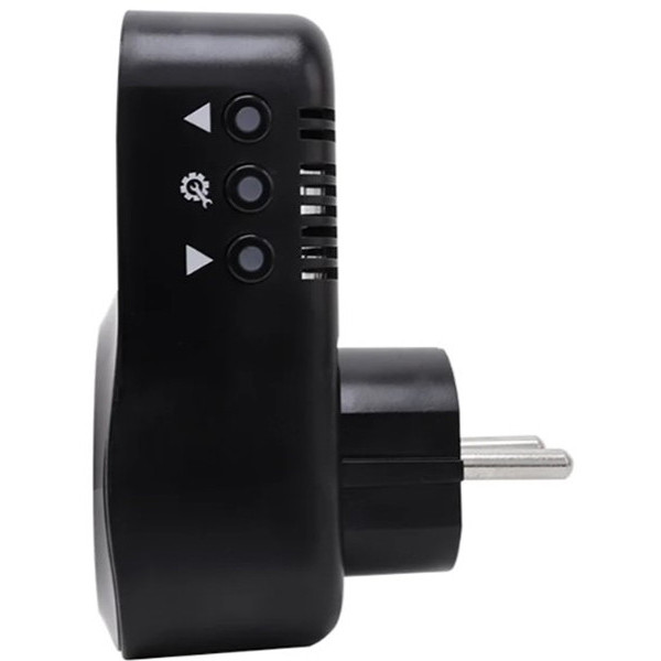 Реле напруги ColorWay (16A/3680W) 150V-210V/230V-280V DS1 Black (CW-VR16-04D)