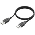 Кабель ColorWay USB to USB 2.0 (M/M) 1m Black (CW-CBUU071-BK)