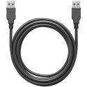 Кабель ColorWay USB to USB 2.0 (M/M) 1m Black (CW-CBUU071-BK)