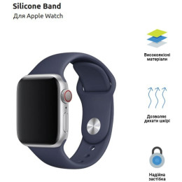 Ремінець ArmorStandart Sport Band для Apple Watch 42 (Series 10)/41/40/38 Denim Blue (ARM51940)