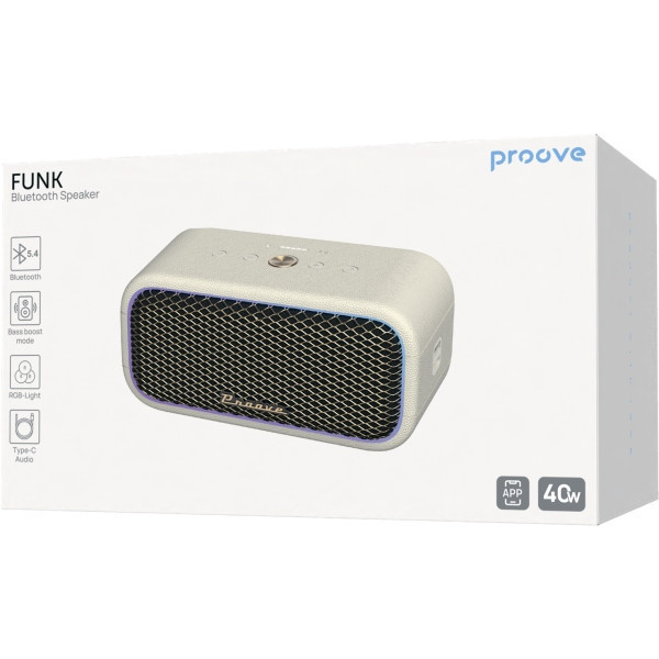 Колонка Proove Funk 40W (APP) Beige/Gold (PSFN4001AP22)
