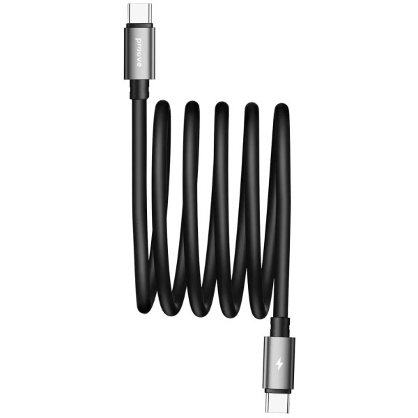 Кабель Proove Magneto Type-C to Type-C 60W 1m Black (CCMA60002201)