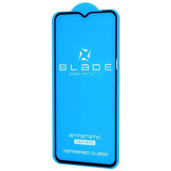 Защитное стекло BLADE ANTISTATIC Series Full Glue для Samsung A03/A03s/A03 Core/A04e/A04/A12/M12 Black