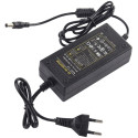 Універсальний блок живлення HJ-1250 12V 5A 5.5x2.5mm Black