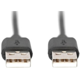Кабель Digitus USB to USB (M/M) 3m Black (AK-300100-030-S) 2
