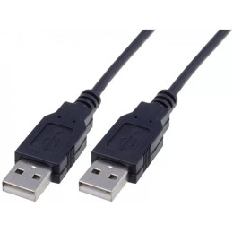 Кабель Digitus USB to USB (M/M) 1m Black (AK-300100-010-S) 2
