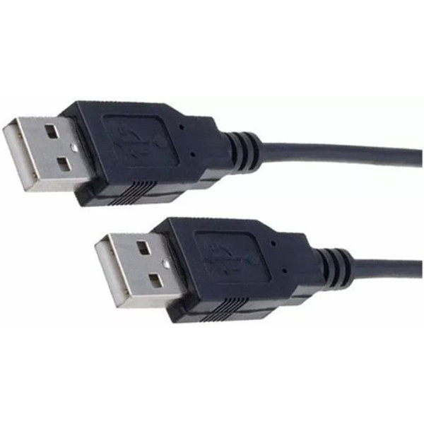Кабель Digitus USB to USB (M/M) 1m Black (AK-300100-010-S)