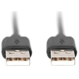 Кабель Digitus USB to USB (M/M) 1,8m Black (AK-300100-018-S) 2