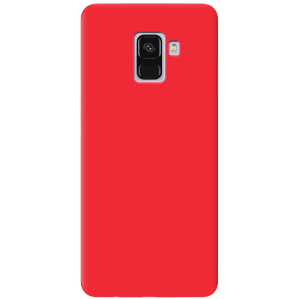Чехол силиконовый для Samsung A8 Plus А730 Red