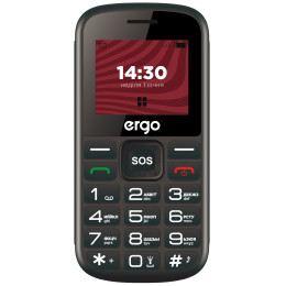 Телефон ERGO R202 Black