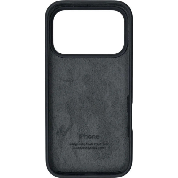Чехол Silicone Case для iPhone 17 Pro Max Charcoal Gray