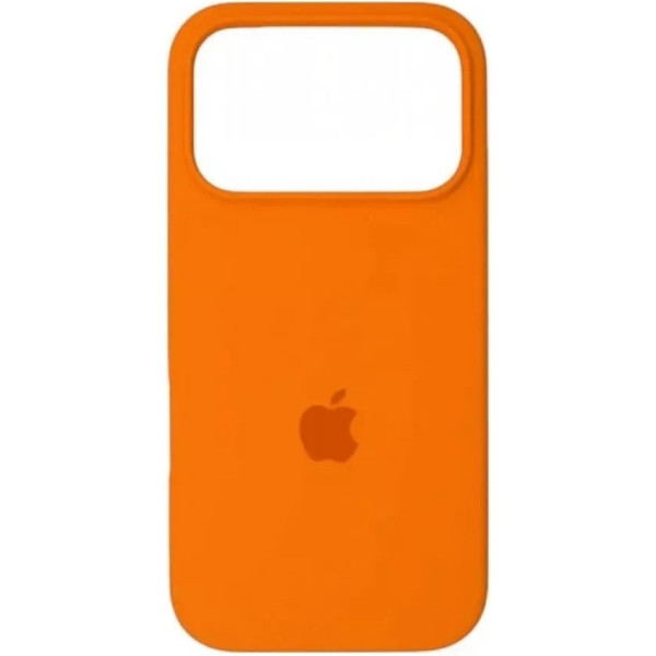 Чехол Silicone Case для iPhone 17 Pro Hermes Orange