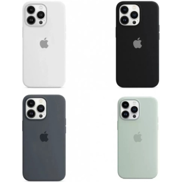 Чехол Silicone Case для iPhone 17 Pro Hermes Orange