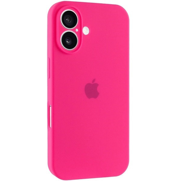 Чехол Silicone Case для iPhone 17 Neon Pink