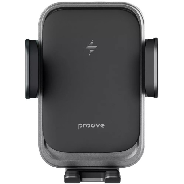 Автомобільний тримач з БЗП Proove Nitro Charge 15W Matte Black (WHNC15002005)