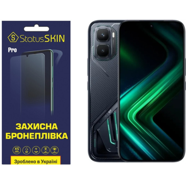 Полиуретановая пленка StatusSKIN Pro на экран Infinix GT 50 Pro Глянцевая