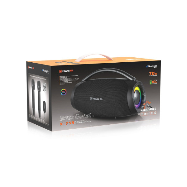 Акустична система REAL-EL X-755 Black (EL121600031)