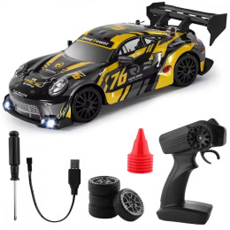Игрушечная машинка для дрифта на радиоуправлении Porsche 911 GT3 R Black