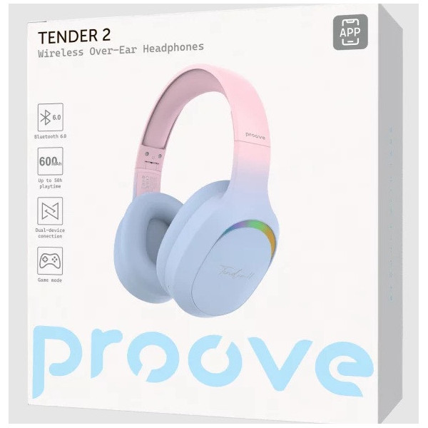 Bluetooth-гарнітура Proove Tender 2 (APP) Blue/Pink (HPTR2001AP08)