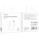 Перехідник Hoco LS34 Lightning to 3.5mm White
