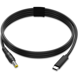 Кабель для ноутбука USB-C до DC 5.5 x 2.5 мм, 65W, 1.5 м (PD)