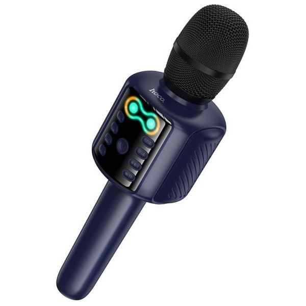 Мікрофон Hoco L24 Shine karaoke microphone 5W Blue