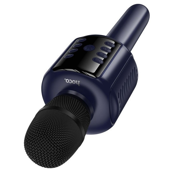 Мікрофон Hoco L24 Shine karaoke microphone 5W Blue