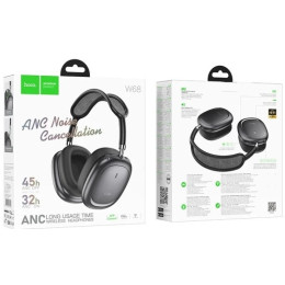 Bluetooth-гарнітура Hoco W68 Calma Metal Grey 2