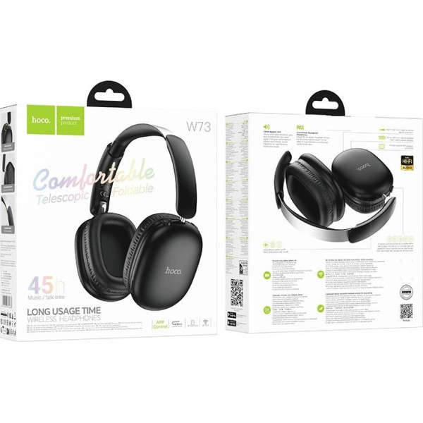 Bluetooth-гарнітура Hoco W73 Graceful Black