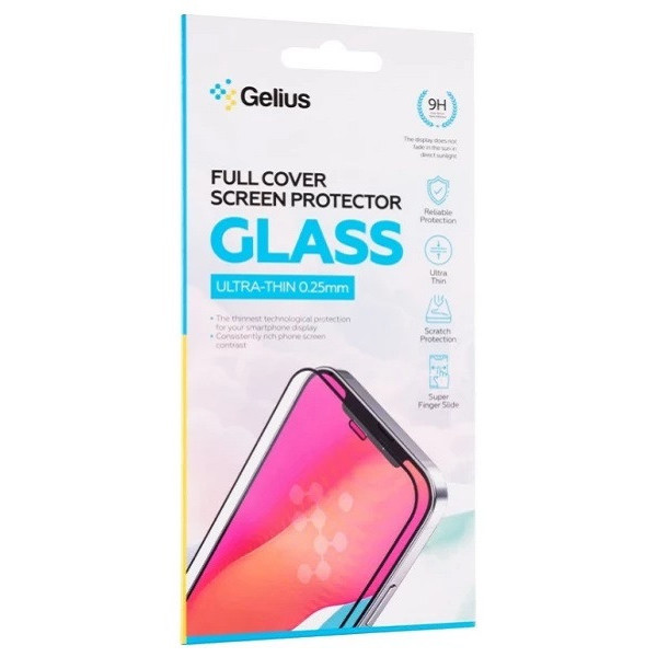 Захисне скло Gelius Full Cover Ultra-Thin 0.25mm для Xiaomi Redmi 15C 173mm Black