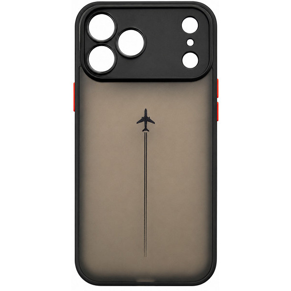Чохол DM Plane Camera Cover для Apple iPhone 17 Pro Max Matte Black