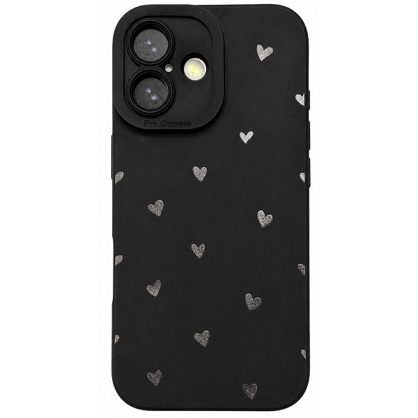 Чехол DM Camera Cover для Apple iPhone 17 Falling Hearts