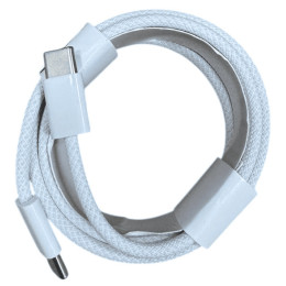 Кабель DM Type-C to Type-C 2m White 2