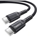 Кабель Heemax Type-C to Type-C 100W 2m Black