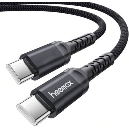 Кабель Heemax Type-C to Type-C 100W 2m Black