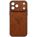 Чехол DM Camera Cover для Apple iPhone 17 Pro Leather Deer
