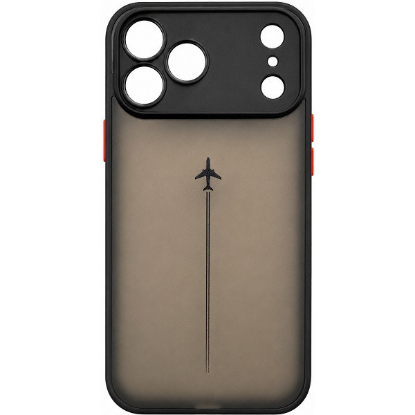 Чехол DM Plane Camera Cover для Apple iPhone 17 Pro Matte Black