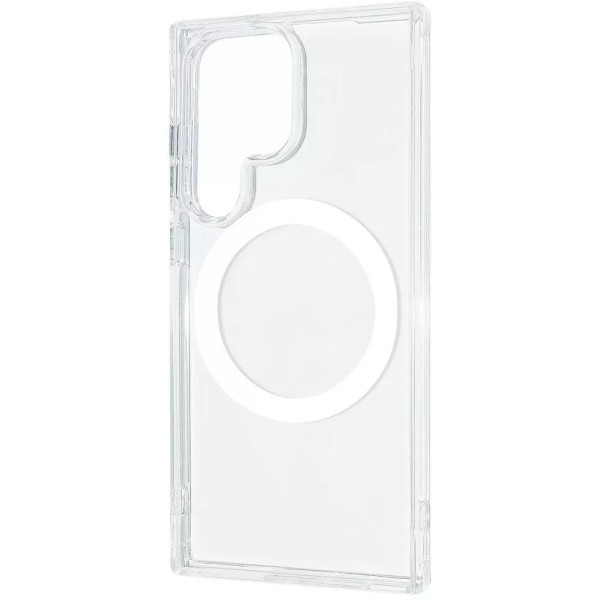 Чехол WAVE Clear Case (PC+TPU) with Magnetic Ring для Samsung S26 Ultra 5G Прозрачный