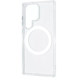 Чехол WAVE Clear Case (PC+TPU) with Magnetic Ring для Samsung S26 Ultra 5G Прозрачный