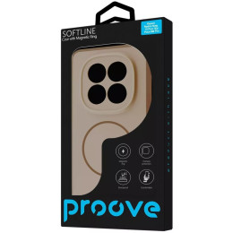 Чехол Proove Softline Magnetic Ring для Xiaomi Redmi Note 15 Pro+5G/Poco M8 Pro Beige (PCLCXRPP1581)
