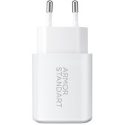 МЗП ArmorStandart Poweraze 20W GaN Type-C + USB-A White (ARM87067)
