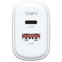 МЗП ArmorStandart Poweraze 20W GaN Type-C + USB-A White (ARM87067)