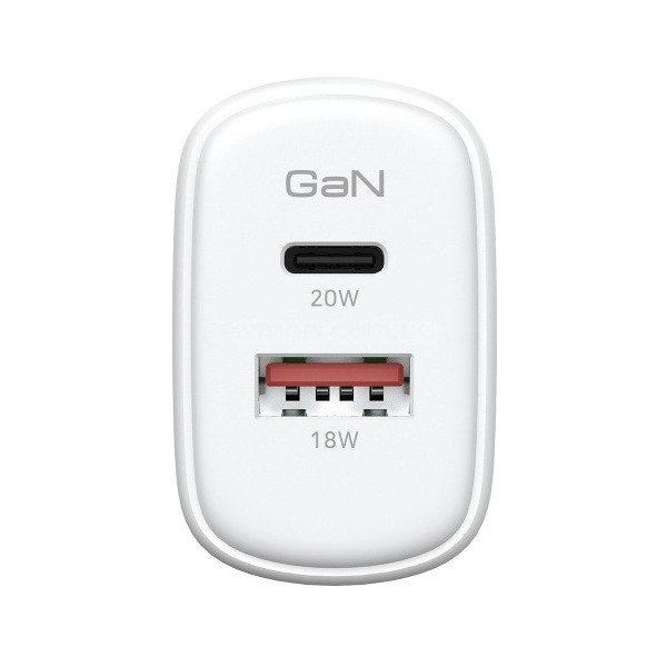 МЗП ArmorStandart Poweraze 20W GaN Type-C + USB-A White (ARM87067)