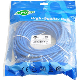 Патч-корд Atcom UTP, RJ45, Cat.5e, 15m, Синій (9168)