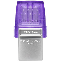 Флеш пам`ять Kingston DataTraveler microDuo 3C 128GB Type-C  (DTDUO3CG3/128GB)